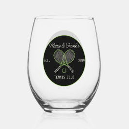 テニスクラブバーラウンジカクテル ステムなしワイングラス