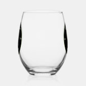 テニスクラブバーラウンジカクテル ステムなしワイングラス (右)