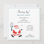 テニスクラブホリデーパーティー 招待状 (正面)