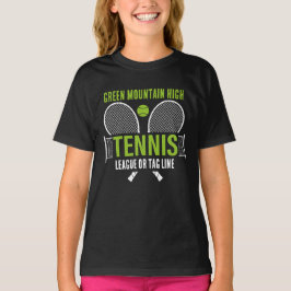テニスクラブリーグ組織名 Tシャツ