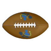 テニスクラブロゴ – 動的アクション、スポーティスタイル アメリカンフットボール (正面)