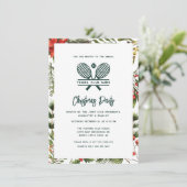 テニスクラブ会員毎年恒例のクリスマスパーティー 招待状 (スタンド正面)