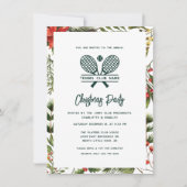 テニスクラブ会員毎年恒例のクリスマスパーティー 招待状 (正面)