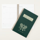 テニスクラブ名の追加Elegan Team Players 2025 プランナー手帳 (ディスプレー)