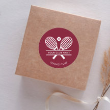 テニスクラブ名を任意の色Burgundyに追加