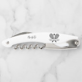 テニスクラブ名チームの追加スワッグカスタム ソムリエナイフ (裏面)