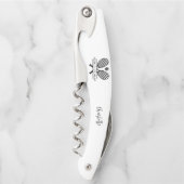 テニスクラブ名チームの追加スワッグカスタム ソムリエナイフ (正面)