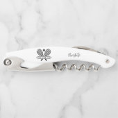 テニスクラブ名チームの追加スワッグカスタム ソムリエナイフ (正面)