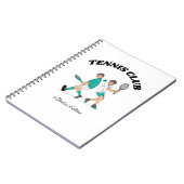 テニスクラブ ノートブック (左側)