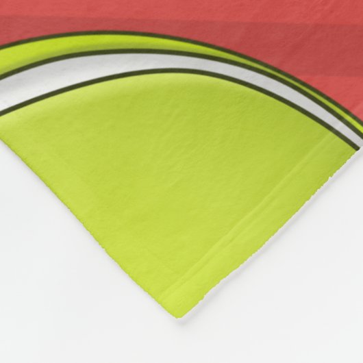 テニスクリスマスウィンタースタイルパーソナライズされたレッド フリースブランケット (角)