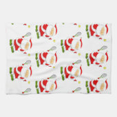 テニスクリスマスタオル キッチンタオル (横)
