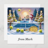 テニスクリスマスフェスティバルラック シーズンカード (正面/裏面)