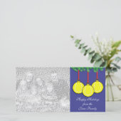 テニスクリスマスフォトカード シーズンカード (スタンド正面)