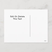 テニスクリスマスホリデーカード シーズンポストカード (裏面)