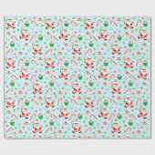 テニスクリスマスホリデーギフトラッピング紙 ラッピングペーパー (フラット)