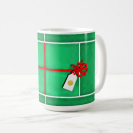 テニスクリスマスホリデーギフト コーヒーマグカップ