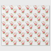 テニスクリスマスホリデーギフト ラッピングペーパー (フラット)