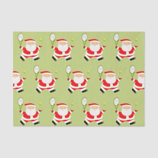テニスクリスマスホリデーギフト 薄葉紙 (正面)