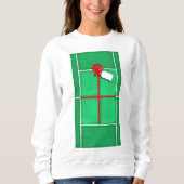 テニスクリスマスホリデー スウェットシャツ (正面)