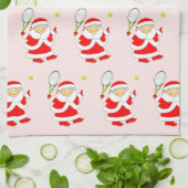 テニスクリスマス キッチンタオル (折り畳み)