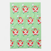 テニスクリスマス キッチンタオル (縦)