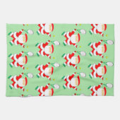 テニスクリスマス キッチンタオル (横)
