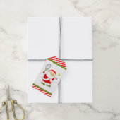 テニスクリスマス ギフトタグ (より糸付き)