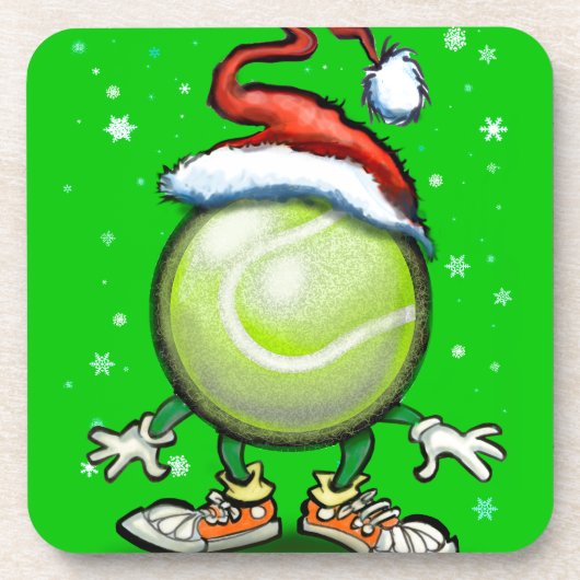 テニスクリスマス コースター (正面)