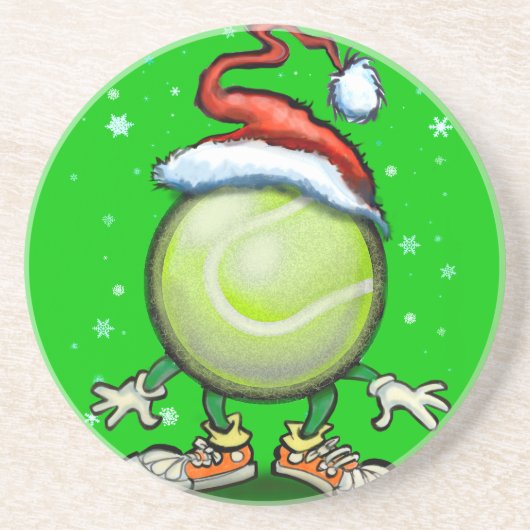 テニスクリスマス コースター (正面)