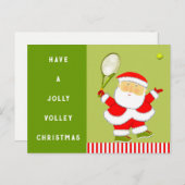 テニスクリスマス シーズンポストカード (正面/裏面)