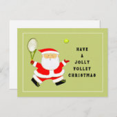 テニスクリスマス シーズンポストカード (正面/裏面)