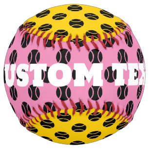 テニスクールボールプリントカスタムソフトボールスポーツギフト ソフトボール