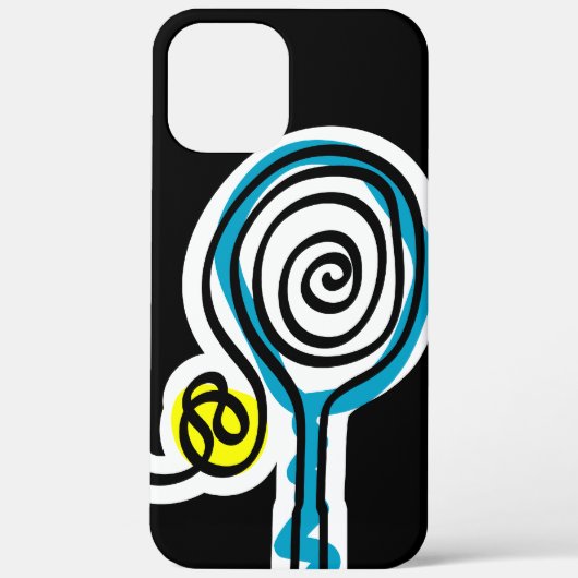 テニスクール選手のiPhoneカバーケース Case-Mate iPhoneケース (裏面)