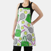 テニスグ名門私立校風のリーンベーキングアート エプロン (インサイチュ)