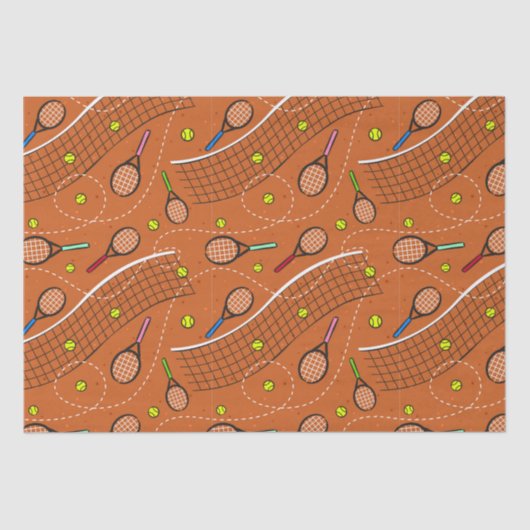 テニスゲームおもしろい 薄葉紙 (正面)