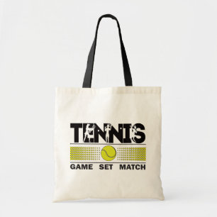 テニスゲームセットの試合 トートバッグ