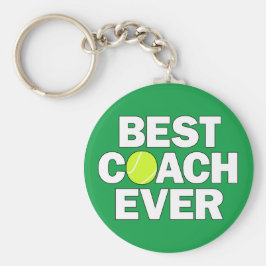 テニスコアチーズベストコーチエバーカスタムチームカラー キーホルダー