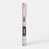 テニスコラージュパターン iPhoneケース (右側面)