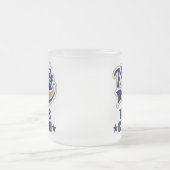 テニスコーチのギフト フロストグラスマグカップ (中央)