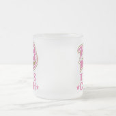 テニスコーチのギフト フロストグラスマグカップ (中央)