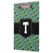 テニスコーチのクリップボード |モノグラパーソナライズされたム クリップボード (左)