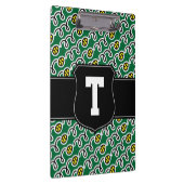 テニスコーチのクリップボード |モノグラパーソナライズされたム クリップボード (右)