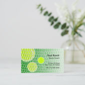 テニスコーチの名刺 名刺 (スタンド正面)