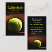 テニスコーチの名刺 名刺 (正面/裏面)