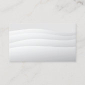 テニスコーチスポーツインストラクター抽象芸術 名刺 (裏面)