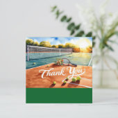 テニスコートと裁判所のサンキューコート サンキューカード (スタンド正面)