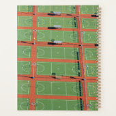 テニスコートの上空 プランナー手帳 (裏面)