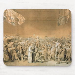 テニスコートの宣誓、1789年6月20日、1791 2 マウスパッド