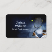 テニスコートインストラクター 名刺 (正面)