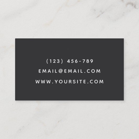 テニスコートバラ金ゴールドクラスエレガントインストラクター 名刺 (裏面)